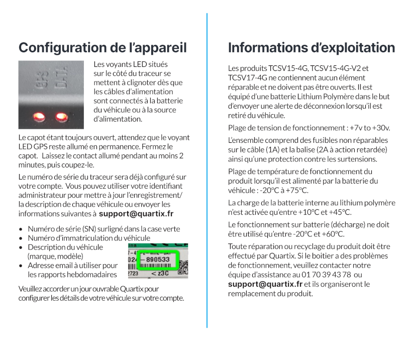 Guide d'installation du traceur GPS sur batterie 3